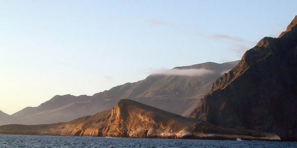 Galapagos history cliff dawn