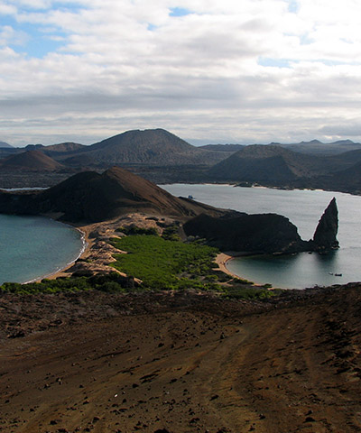 Galapagos landscapes pinackle rock 