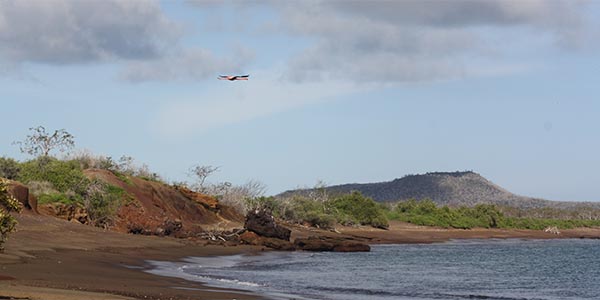 Galapagos landscapes Punta Cormorant